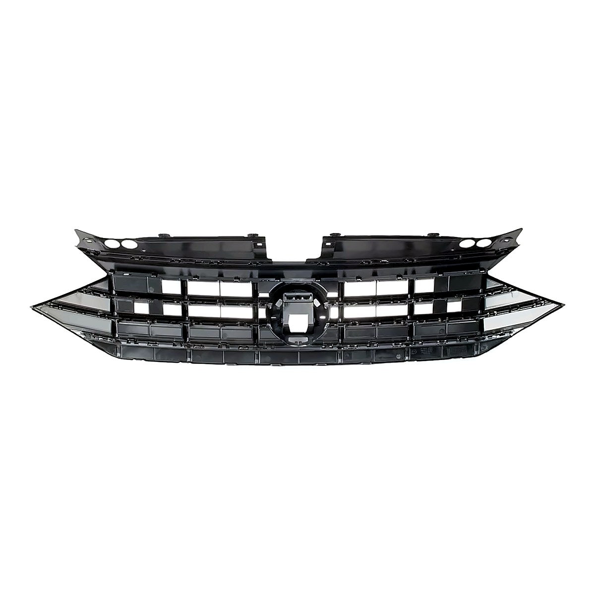 2019-2021 Volkswagen Jetta Grille Black With Chrome Moulding Exclude Gli/R-Line – Back View (VW1200173)