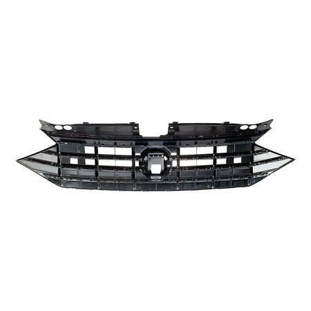 2019-2021 Volkswagen Jetta Grille Black With Chrome Moulding Exclude Gli/R-Line – Back View (VW1200173)