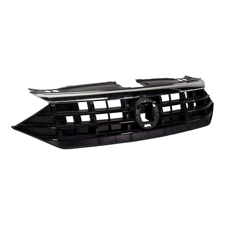 2019-2021 Volkswagen Jetta Grille Chrome Upper Moulding/Black Lower Moulding For R-Line Model – Side View (VW1200175)
