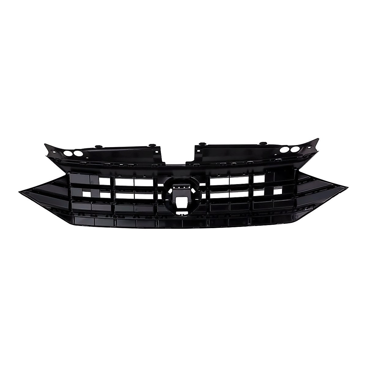 2019-2021 Volkswagen Jetta Grille Chrome Upper Moulding/Black Lower Moulding For R-Line Model – Back View (VW1200175)