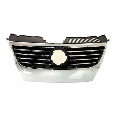 2006-2010 Volkswagen Passat Grille Black With Chrome Mldg With Distance Sensor – Front View (VW1210101)