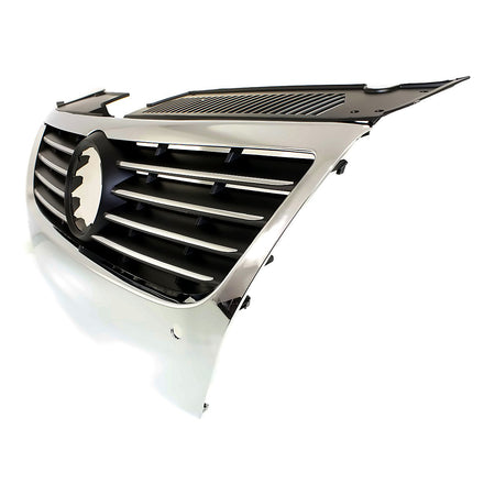 2006-2010 Volkswagen Passat Grille Black With Chrome Mldg With Distance Sensor – Side View (VW1210101)