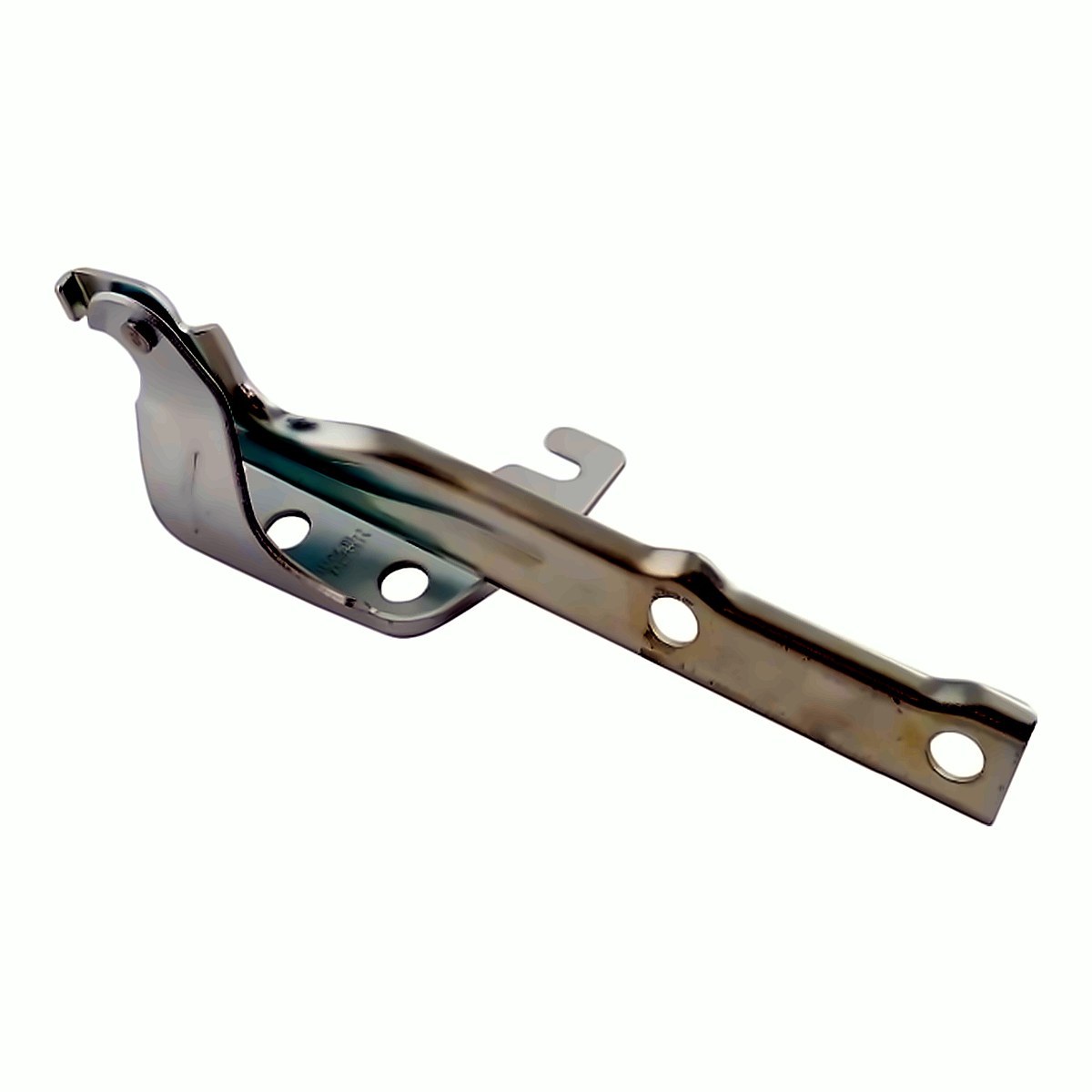 2009-2017 Volkswagen Tiguan Hood Hinge Passenger Side Steel Chrome – Angle View (VW1236121)