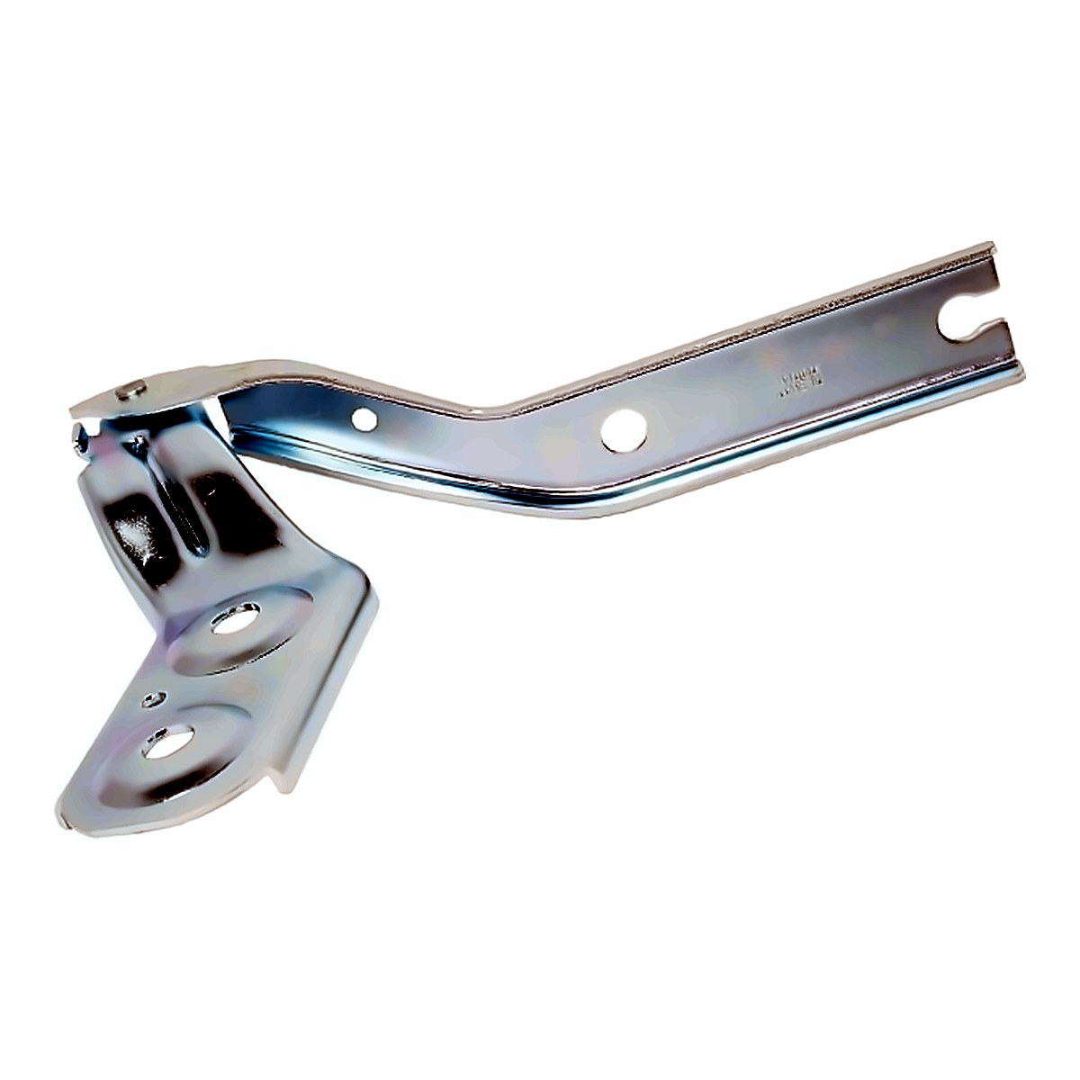 2021-2025 Volkswagen Atlas Hood Hinge Passenger Side Chrome Steel – Back View (VW1236127)