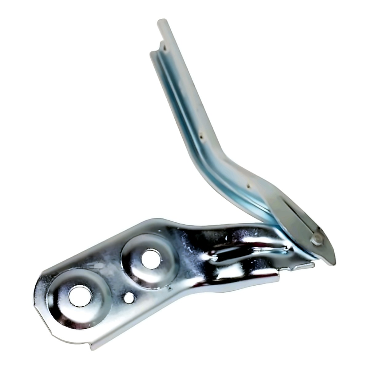 2021-2025 Volkswagen Atlas Hood Hinge Driver Side Steel Chrome – Angle View (VW1236128)