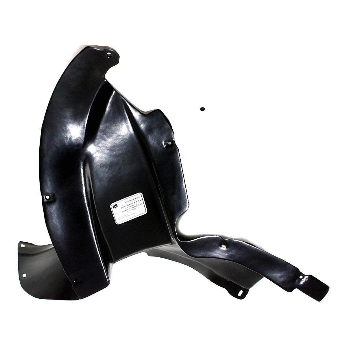 2009-2012 Volkswagen Cc Fender Liner Front Passenger Side (Frontont Section) – Back View (VW1249111)