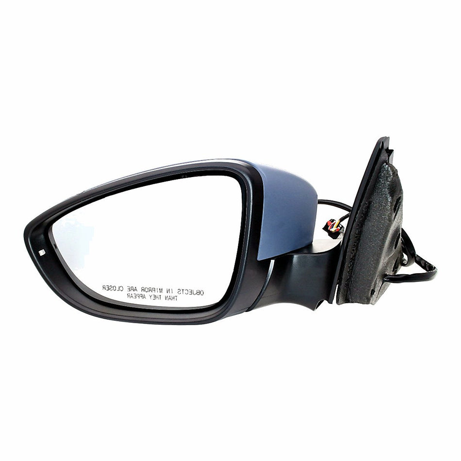 2011-2018 Volkswagen Jetta Door Mirror Driver Side Power Heated Ptm Without Memory With Signal Gli/Hyb Sdn_VW1320156