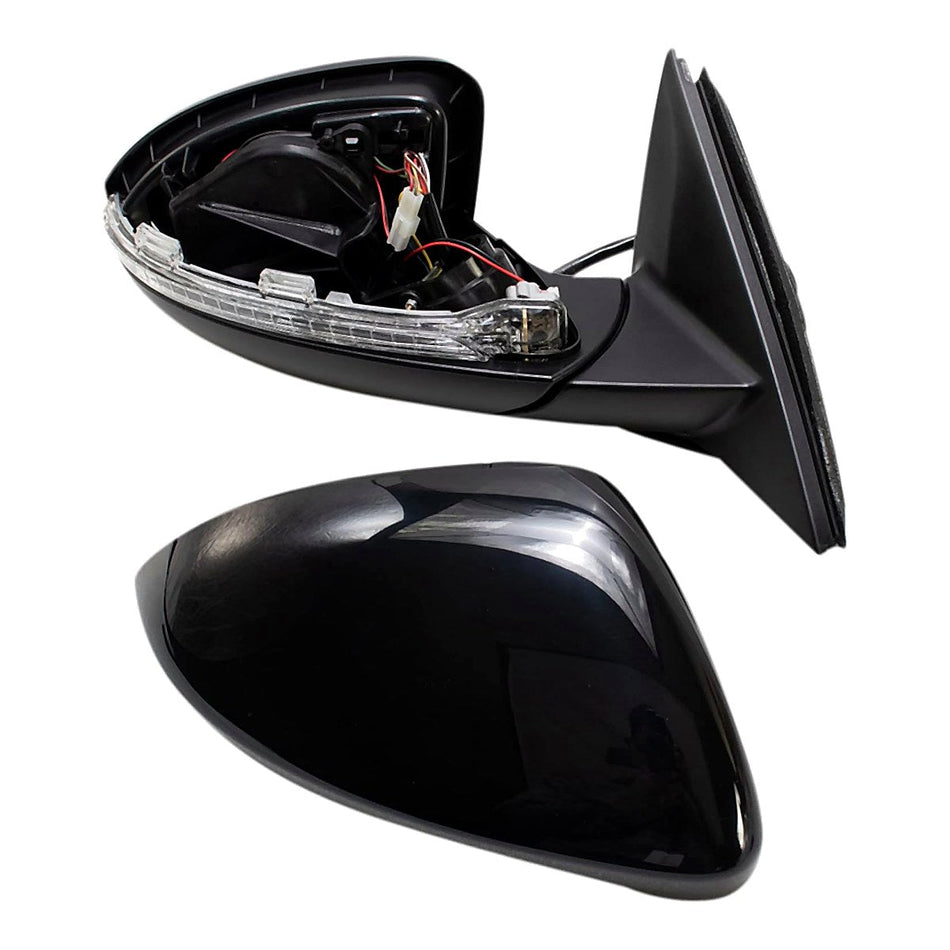 2019-2025 Volkswagen Jetta Door Mirror Passenger Side Power Heated/Signal/Blind Spot/Memory_VW1321175-2