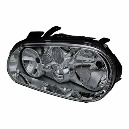 1999-2002 Volkswagen Golf Headlight Driver Side Without Fog (Chrome Bezel) – Front View (VW2502113)