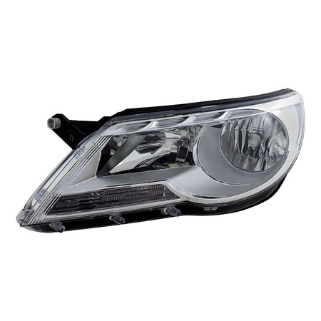 2009-2011 Volkswagen Tiguan Headlight Driver Side Halogen – Angle View (VW2502143)