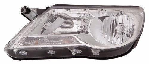 2009-2011 Volkswagen Tiguan Headlight Driver Side Halogen 