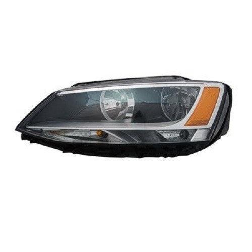 2011-2016 Volkswagen Jetta Headlight Driver Side Halogen 