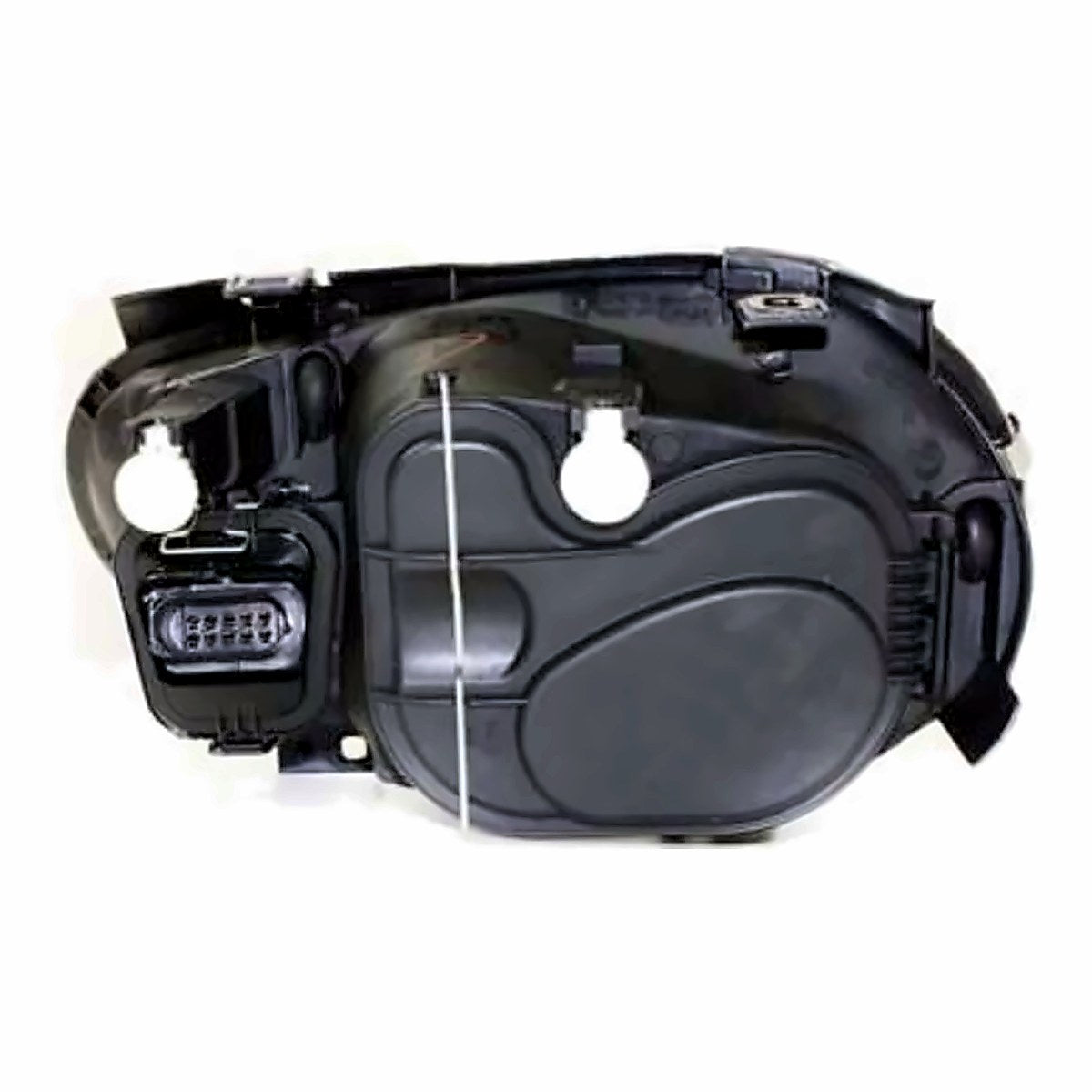 1999-2002 Volkswagen Golf Headlight Passenger Side Without Fog (Chrome Bezel) – Back View (VW2503113)