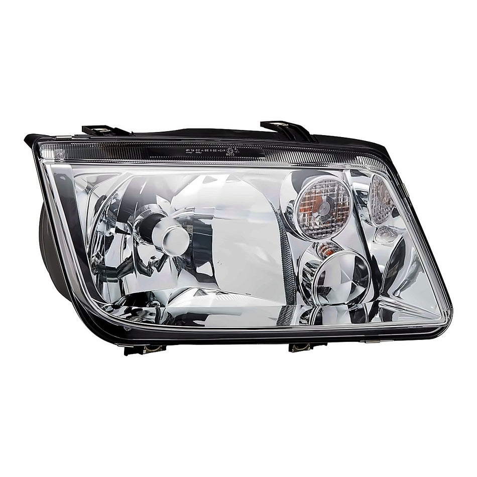 1999-2002 Volkswagen Jetta Headlight Passenger Side Without Fog Light(Gen 4 To Vin 2108641) – Front View (VW2503115)