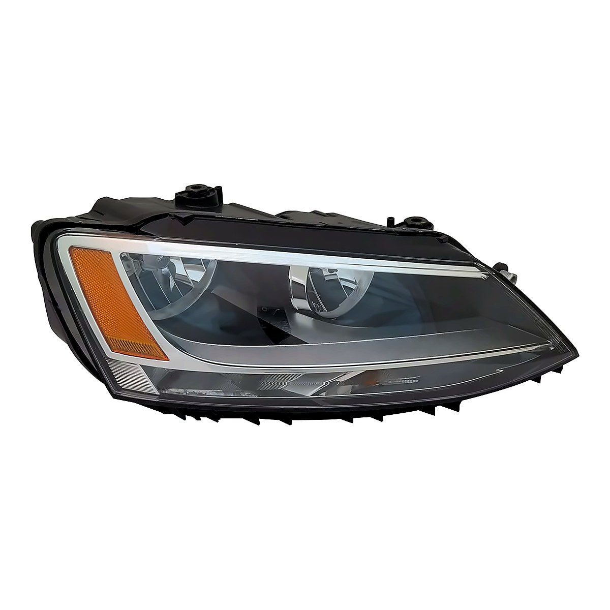 2011-2016 Volkswagen Jetta Headlight Passenger Side Halogen – Front View (VW2503146)