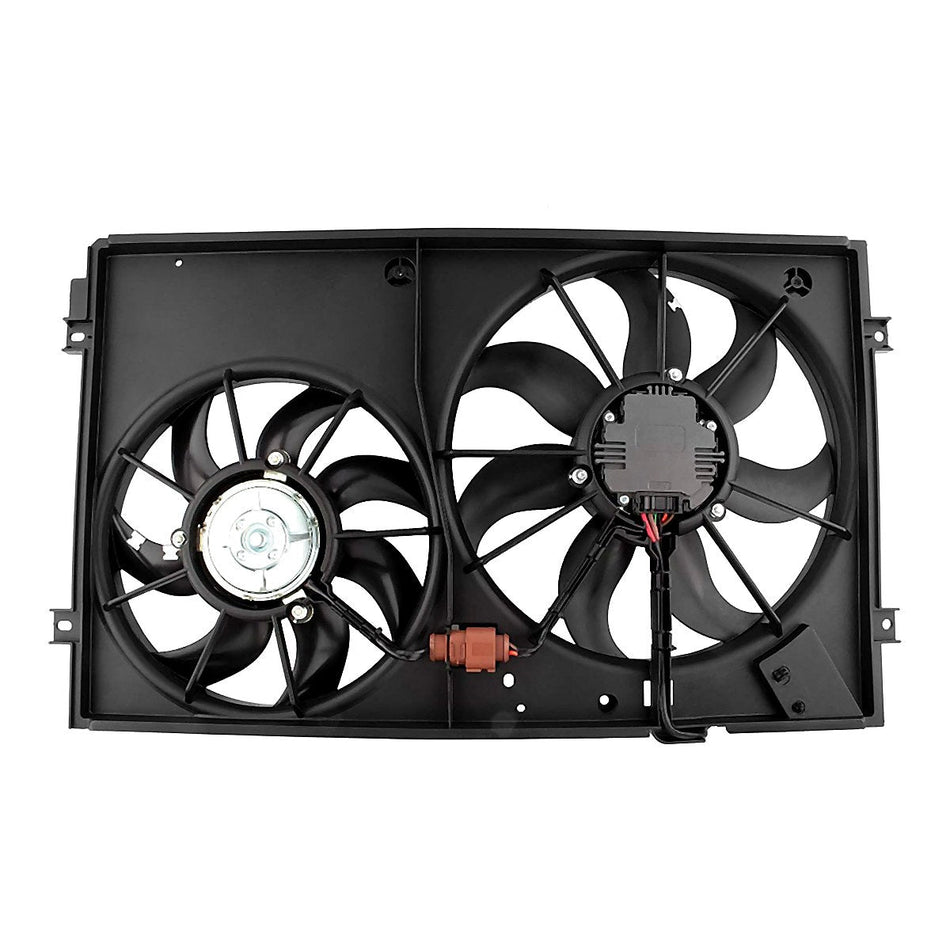2011-2015 Volkswagen Jetta Cooling Fan - side angle, Part VW3120100