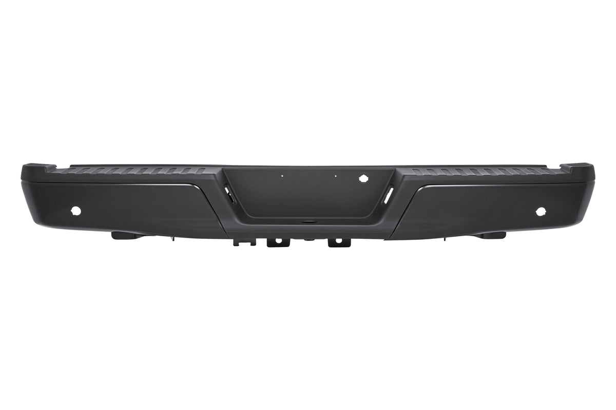 2015-2020 Ford F150 Bumper Rear Assy Black With Black Pad With Sensor Without Tow_FO1103194