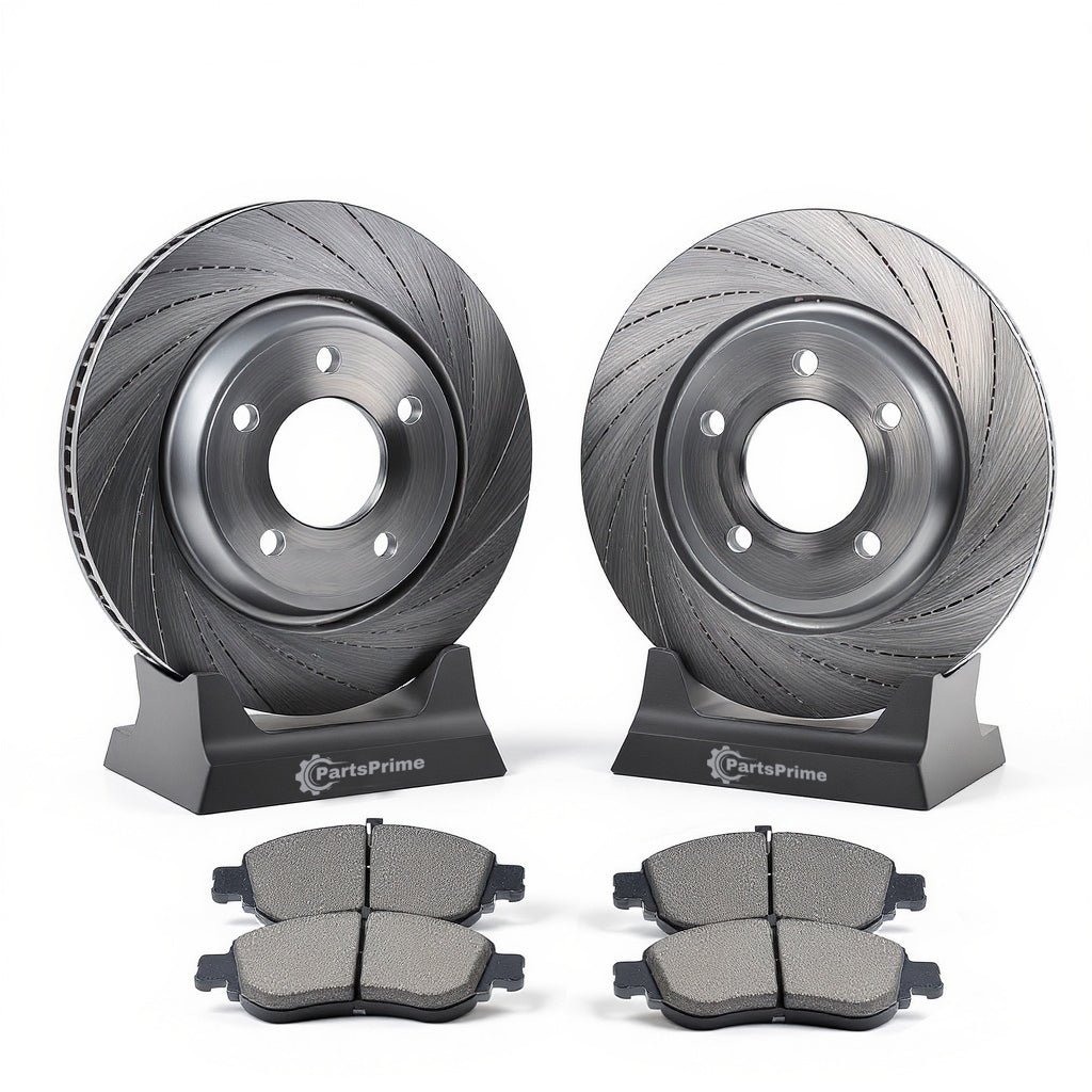 2007-2011 Bmw 5_Series Rear Brake Set Brake Pad And Rotor — complete rear brake kit engineered for quiet, confident stopping with OEM GRADE rotors and pads.