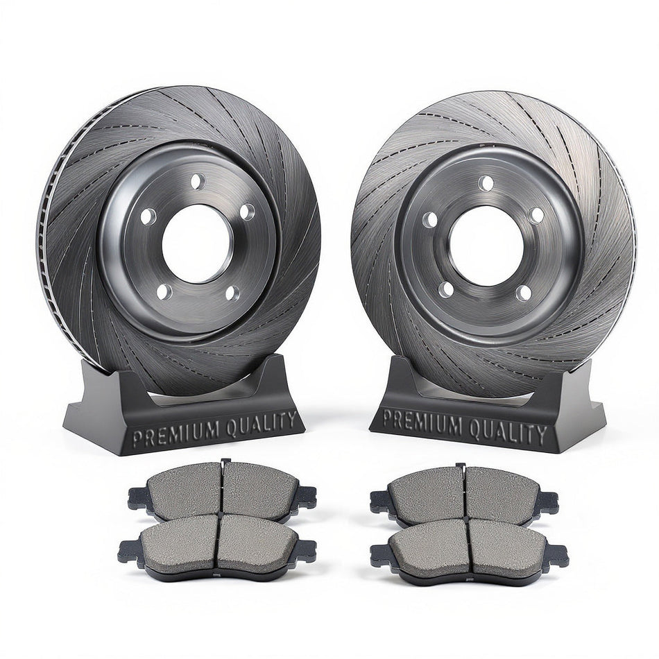 2007-2010 Lexus LS460 Rear Brake Set Brake Pad And Rotor — complete rear brake kit engineered for quiet, confident stopping with OEM GRADE rotors and pads.