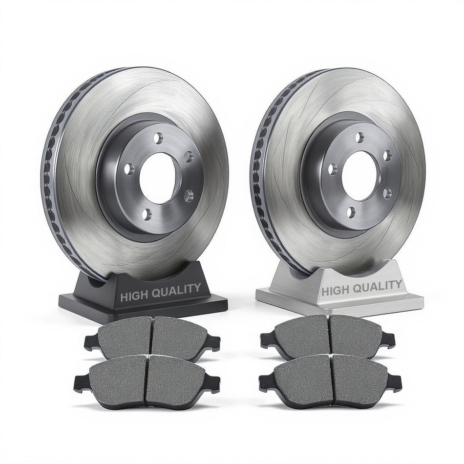 2021-2023 Jeep Gladiator Rear Brake Set Brake Pad And Rotor — rear truck brake kit engineered for hauling and stability with heavy-duty pads and coated rotors for dependable control.