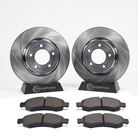 2002-2007 Mazda Mpv Rear Brake Set Brake Pad And Rotor — rear truck brake kit engineered for hauling and stability with heavy-duty pads and coated rotors for dependable control.